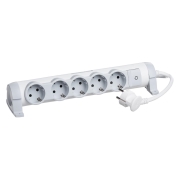 Изображение товара Удлинитель Legrand Комфорт 5Х2К+3 3 м бело-серый (694632)