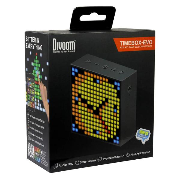 Изображение товара Умная колонка Divoom Timebox-Evo Black (90100058091)