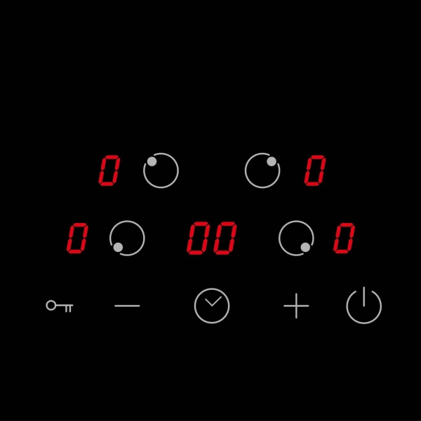 Изображение товара Встраиваемая индукционная панель независимая Korting HI 64013 B