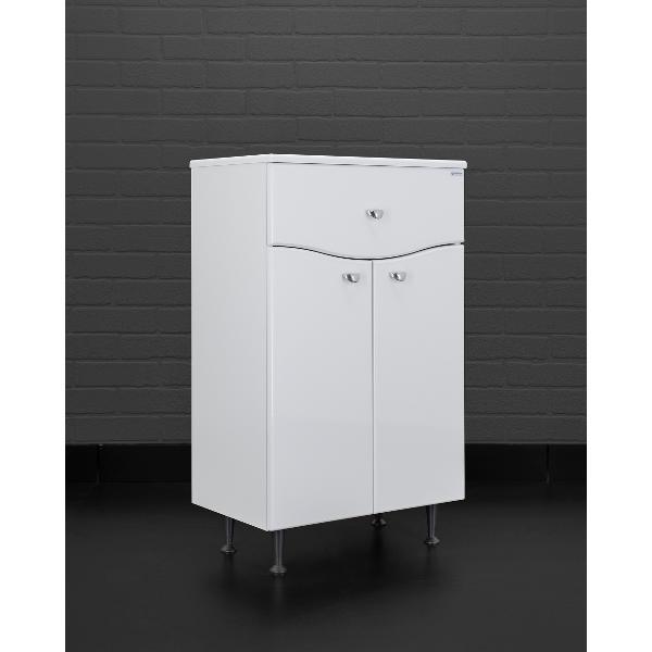 Изображение товара Комод Айсберг 60 Волна с верхним ящиком В1 белый