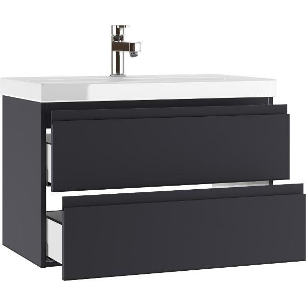 Изображение товара Тумба подвесная под умывальник Домино Moduo 80 Graffo В2