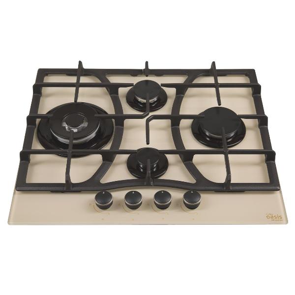 Изображение товара Встраиваемая газовая панель независимая Oasis P-GITT бежевая