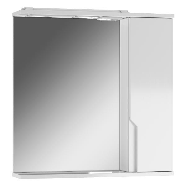 Изображение товара Зеркало-шкаф Домино Optima 65 Эл. правый глянец