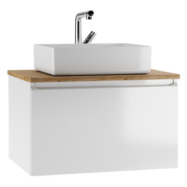 Изображение товара Тумба подвесная под умывальник Домино Joy 46 Senator 70 с двумя ящ. В2