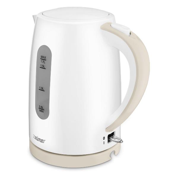 Изображение товара Электрочайник Zelmer ZCK7616I белый/бежевый