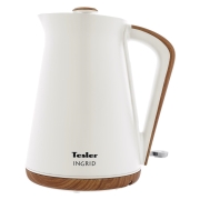Изображение товара Электрочайник Tesler KT-1740 белый/коричневый