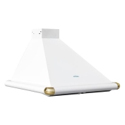 Изображение товара Вытяжка Elikor Сатурн 60П-180-В1Л белая золотая