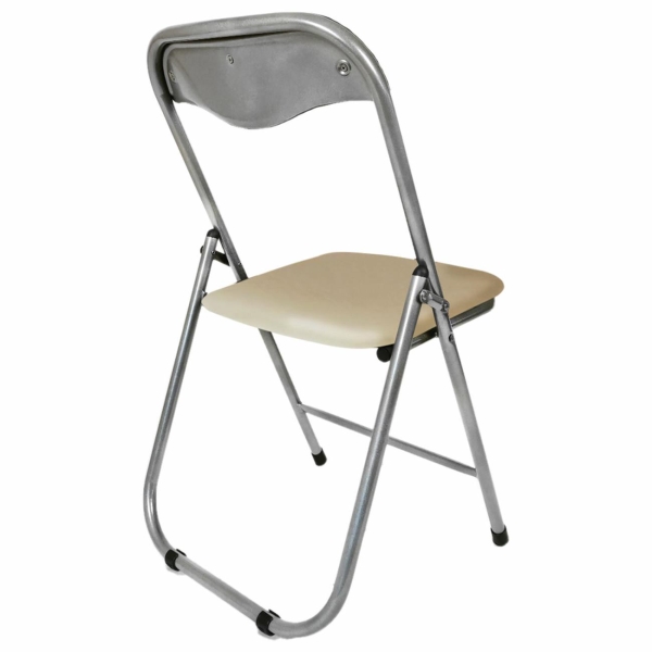 Изображение товара Кресло компьютерное РС04, серебр.каркас, кожзам бежевый