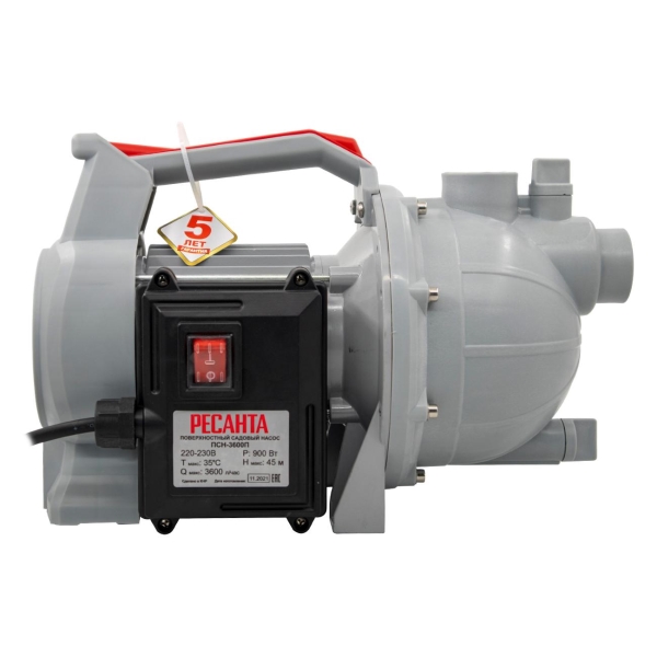Изображение товара Насос поверхностный Ресанта ПСН-3600П
