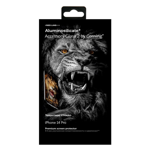 Изображение товара Защитное стекло Red Line Corning iPhone 14 Pro черное
