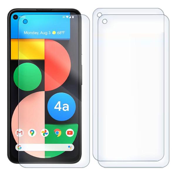 Изображение товара Комплект из 3-x защитных гибридных стекол Krutoff для GOOGLE Pixel 4A