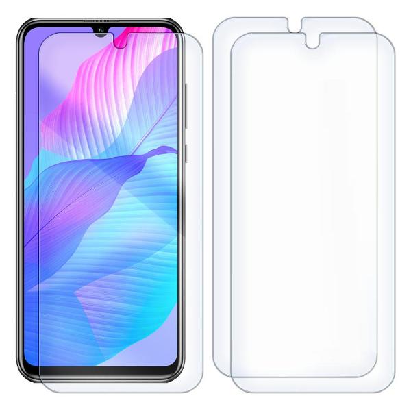 Изображение товара Комплект из 3-x защитных гибридных стекол Krutoff для Huawei Y8P