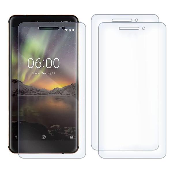 Изображение товара Комплект из 3-x защитных гибридных стекол Krutoff для Nokia 6.1