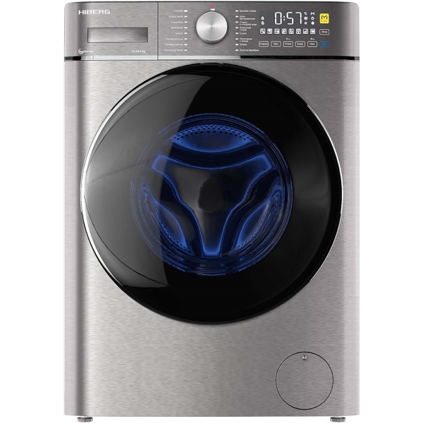 Изображение товара Стиральная машина с сушкой Hiberg i-WMQ8 - 10614 SS