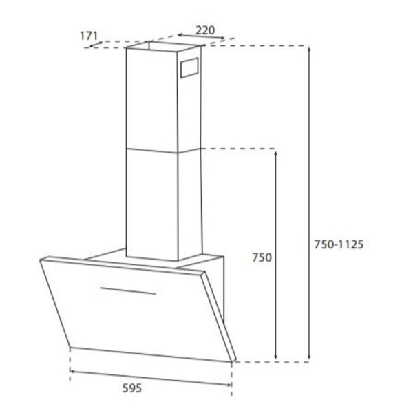 Изображение товара Вытяжка 60 см Garlyn СH-60 черная