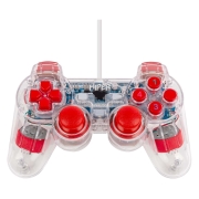 Изображение товара Геймпад HIPER GMP-005 Transparent+Red