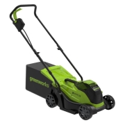 Изображение товара Газонокосилка аккумуляторная Greenworks 2516107UA с 1хАКБ 2Ач и ЗУ