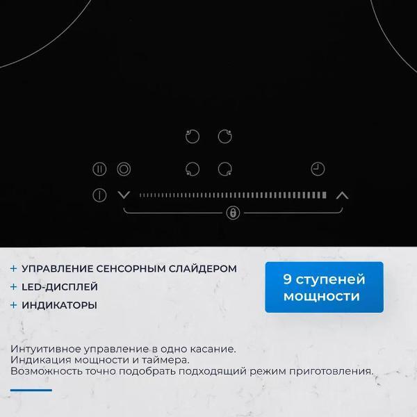 Изображение товара Встраиваемая электрическая панель ZUGEL ZEH602B