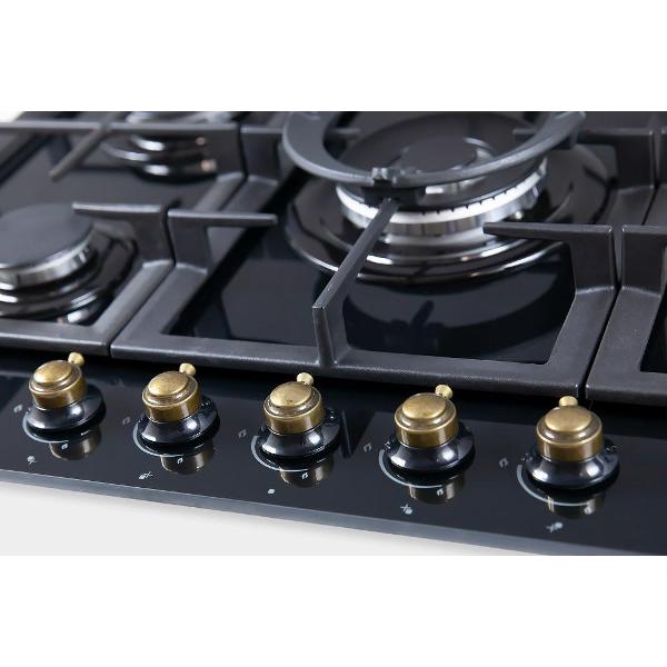 Изображение товара Встраиваемая газовая панель независимая MBS PG-801BL classic Bl