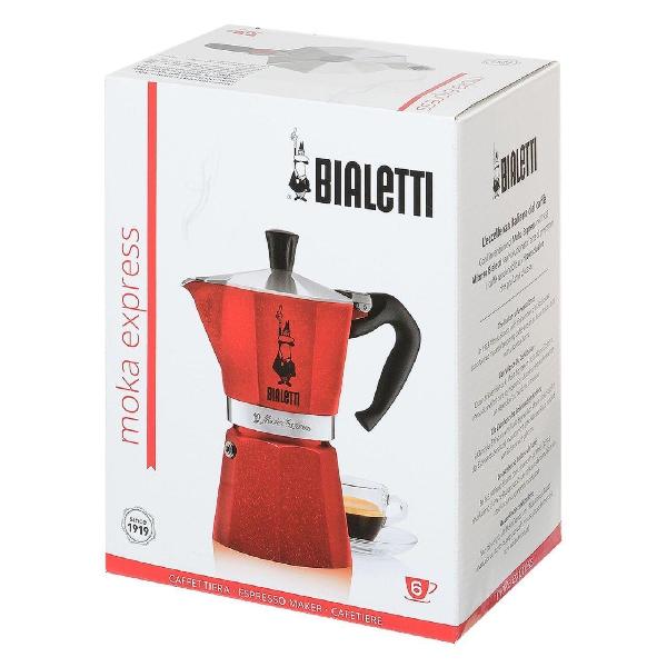 Изображение товара Кофеварка гейзерная Bialetti Rossa 4942 красная