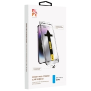 Изображение товара Защитное стекло ELFY с аппликатором от пыли для iPhone 14 Pro
