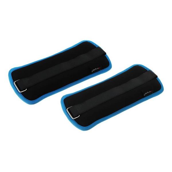 Изображение товара Утяжелители ONLITOP , вес пары 1 кг неопреновые голубые