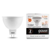 Изображение товара Лампа Gauss Elementary MR16 5.5W 430lm 3000К GU5.3 (10шт.)