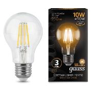 Изображение товара Лампа Gauss Filament А60 10W 930lm 2700К Е27 LED