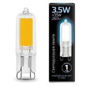 Изображение товара Лампа Gauss G9 AC220-240V 3.5W 260lm 4100K стекло LED