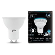Изображение товара Лампа Gauss MR16 5W 530lm 4100K GU10(10шт)