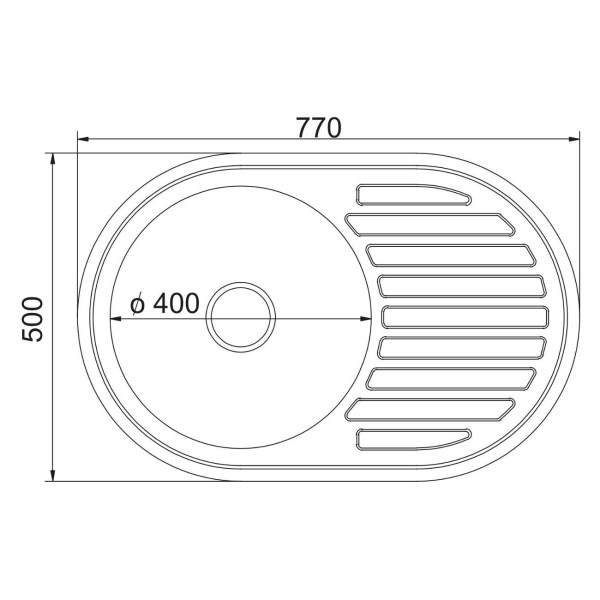 Изображение товара Мойка кухонная MIXLINE 528188