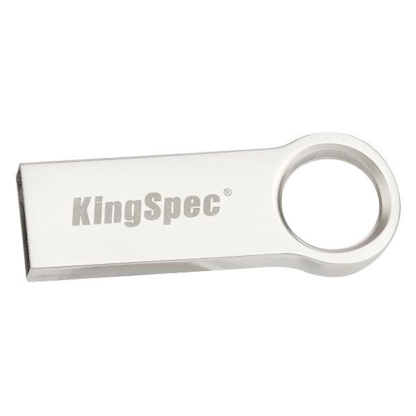 Изображение товара Флеш-диск KingSpec 32Gb KU2U-032 USB2.0 серебристый