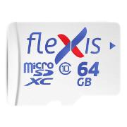 Изображение товара Карта памяти MicroSD Flexis UHS-I Class 10 U1 64GB без адаптера
