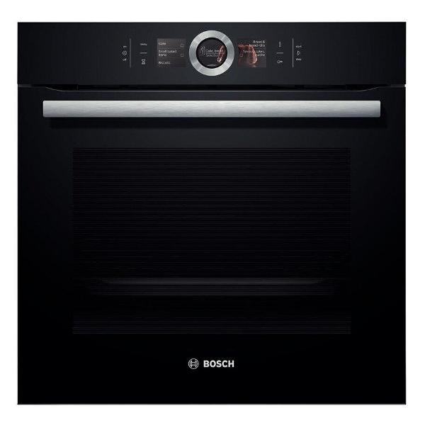 Встраиваемый электрический духовой шкаф bosch hbg636lb1 black