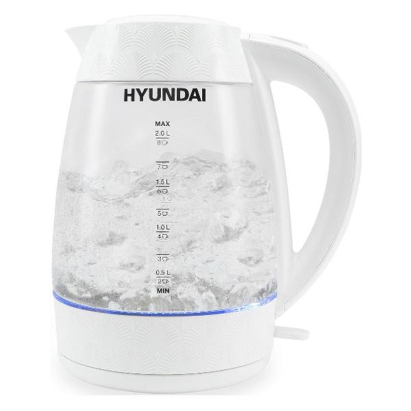 Изображение товара Электрочайник Hyundai HYK-G4506 белый