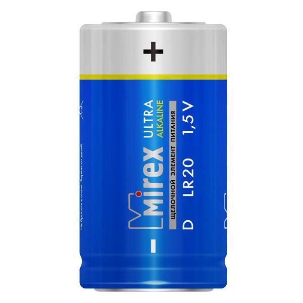 Изображение товара Аккумулятор Mirex LR20 ecopack Изображение товара Аккумулятор Mirex LR20 ecopack