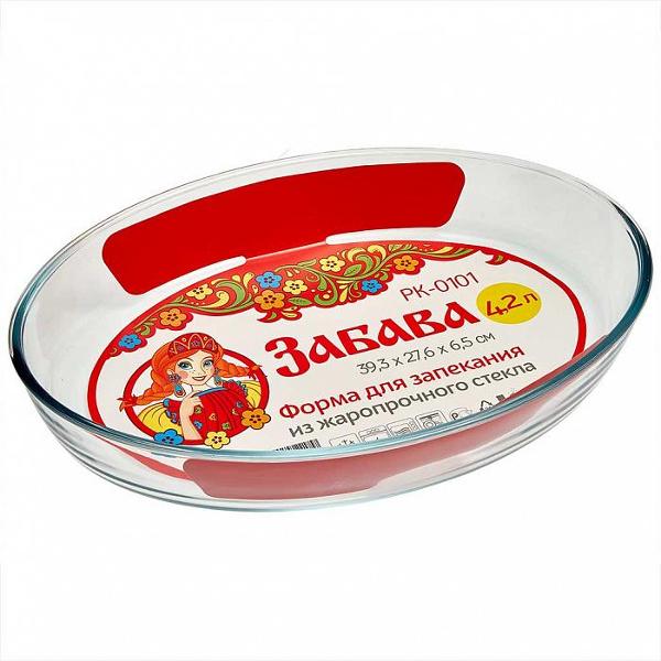 Изображение товара Форма для выпекания (стекло) Забава РК-0101