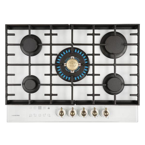 Изображение товара Встраиваемая газовая панель независимая Hiberg VM 7155 W