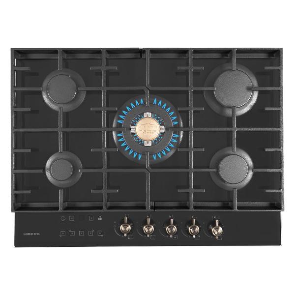 Изображение товара Встраиваемая газовая панель независимая Hiberg VM 7155 B