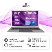 Изображение товара Ноутбук Irbis NB292/15.6"/Celeron N4020/4/128/Win/Silver