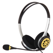 Изображение товара Компьютерная гарнитура Microlab K250 Black/Yellow