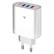 Изображение товара Сетевое зарядное устройство Accesstyle Topaz 30W3A White