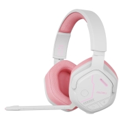 Изображение товара Игровые наушники беспроводные Dareu EH755 White-Pink