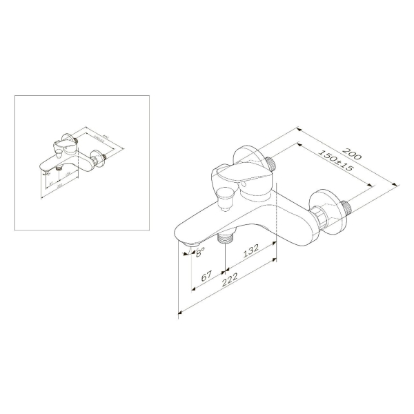 Изображение товара Смеситель Am.Pm F8010016
