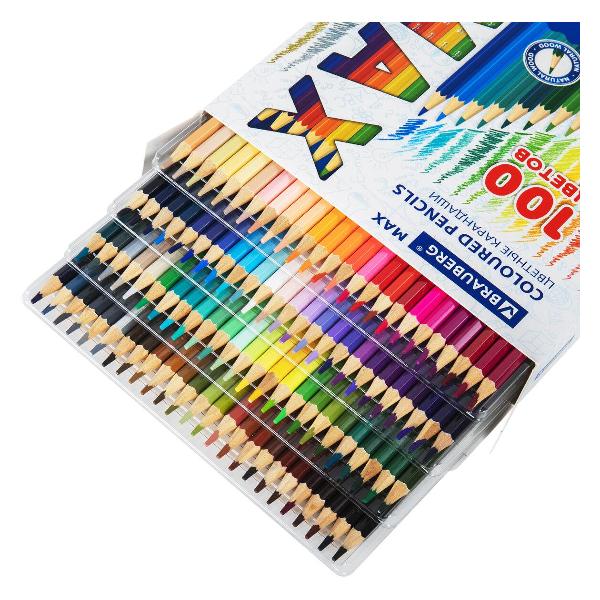 Изображение товара Карандаши Brauberg 100 цветов 181862