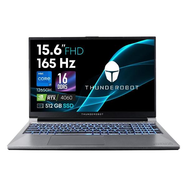 Изображение товара Ноутбук игровой Thunderobot 911 M G2 Pro 7/15.6"/Core i7-12650H/16/512/RTX 4060/Win/Grey