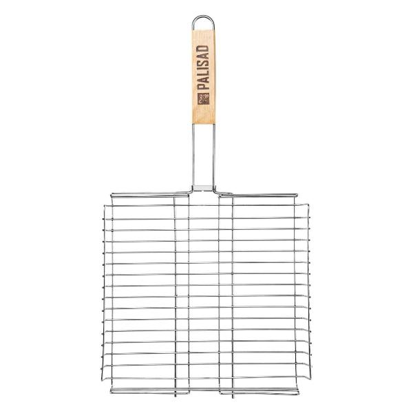 Изображение товара Решетка-гриль Palisad 40х340х60 мм, объемная, нержавеющая сталь (69647)