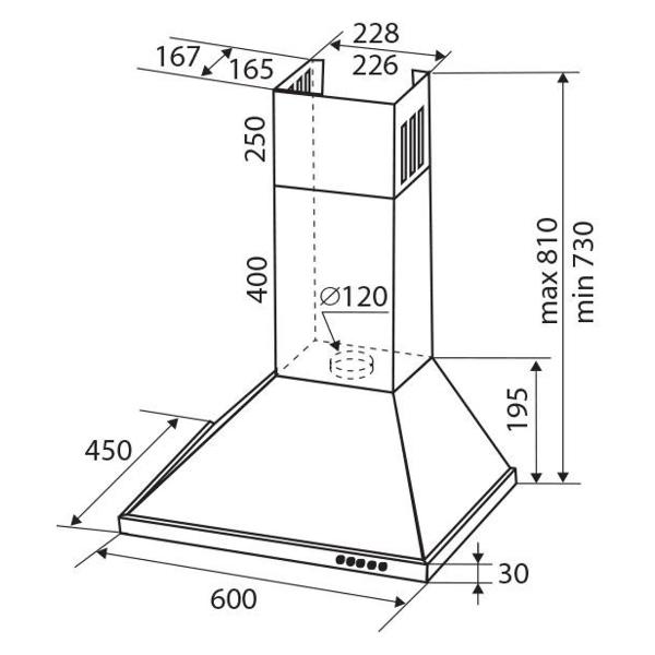 Изображение товара Вытяжка Zigmund & Shtain k1396s