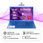 Изображение товара Ноутбук Irbis 15NBC1012/15.6"/AMD Ryzen 5 5560U/16/512/Win/Blue