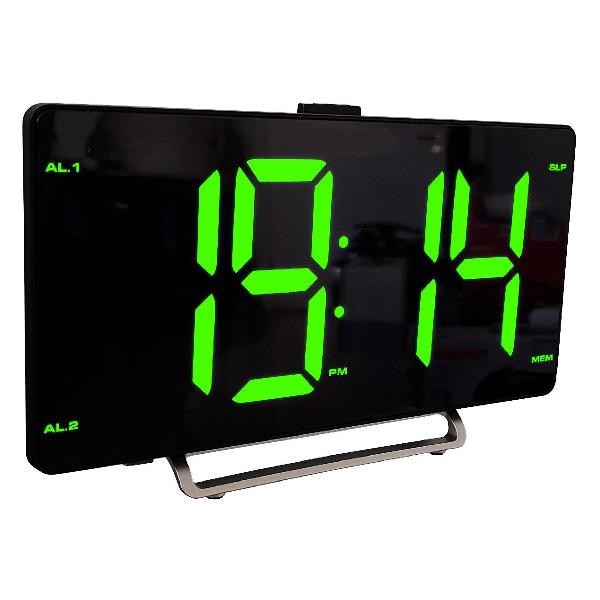 Изображение товара Радио-часы Soundmax SM-1561U Black/Green